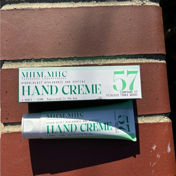 miim.miic Other - MIIM.MIIC Compound 57 Hand Cream Pistachio Tonka Woods, 4 Oz